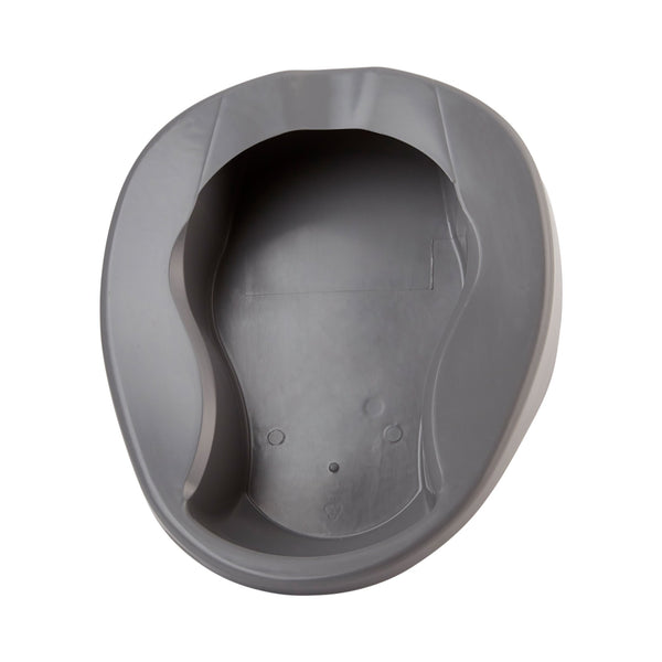 McKesson Pontoon Bedpan Graphite 2 Quart / 1893 mL (1028131_EA) 1/EA