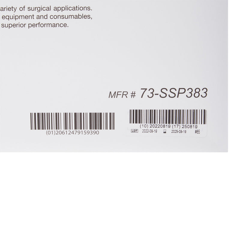 McKesson Argent™ Sure-Check® Sterilization Pouch Ethylene Oxide (EO) Gas / Steam 7-1/2 X 13 Inch Transparent / Blue Self Seal Paper / Film (524881_BX) 200/BX