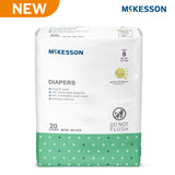 McKesson Unisex Youth Incontinence Brief Size 8 Disposable Heavy Absorbency (1261981_BG) 20/BG