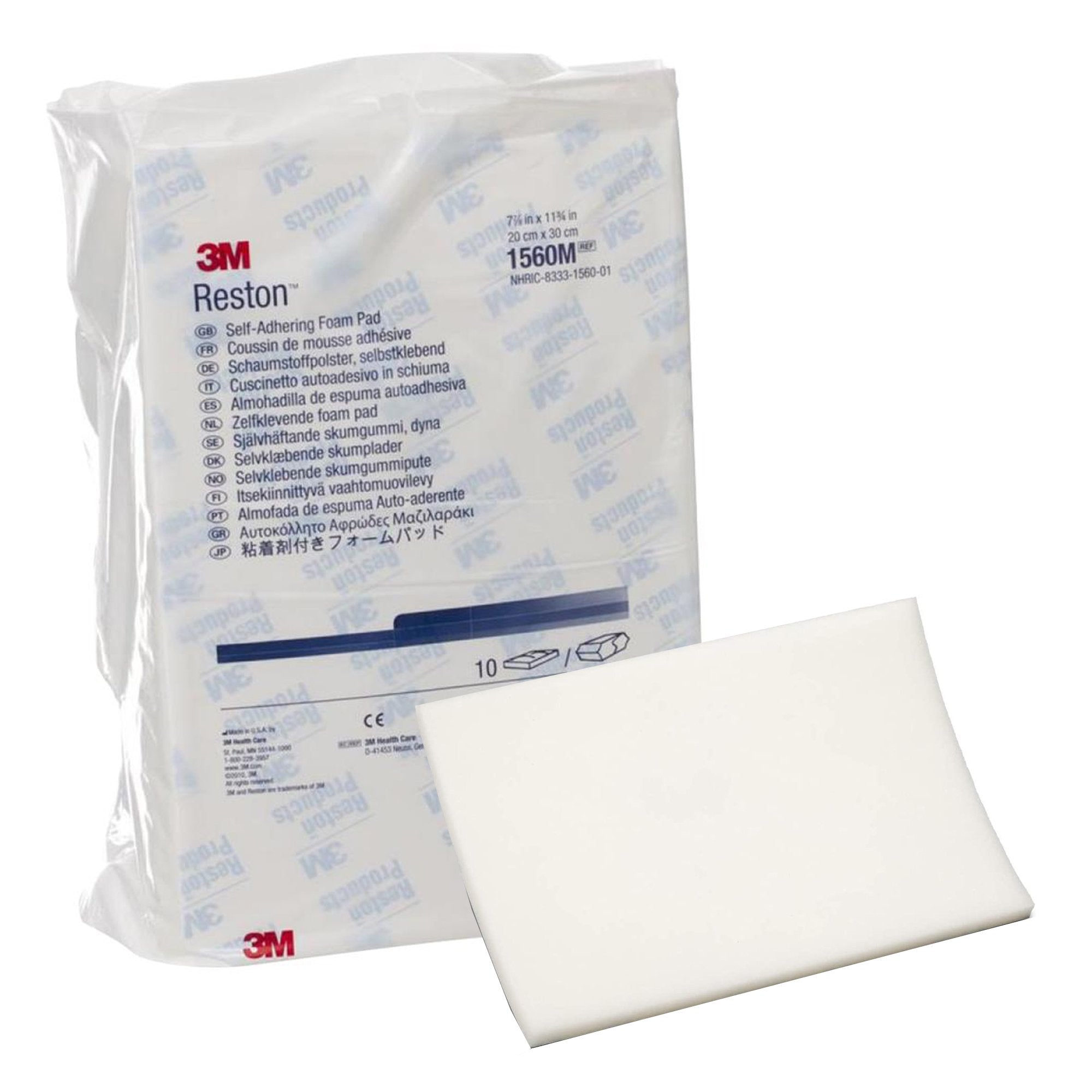 Padding Adhesive 3M™ Reston™ Orthopedic Padding Adhesive 7.875 X 11.75 Inch Foam NonSte ...