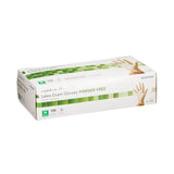 McKesson Confiderm® Exam Glove Medium NonSterile Latex Standard Cuff Length Fully Textured Ivory Not Rated (921598_BX) 100/BX