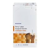 McKesson Perry® Surgical Glove Size 6 Sterile Latex Standard Cuff Length Smooth Brown Not Chemo Approved (1044728_BX) 50/BX