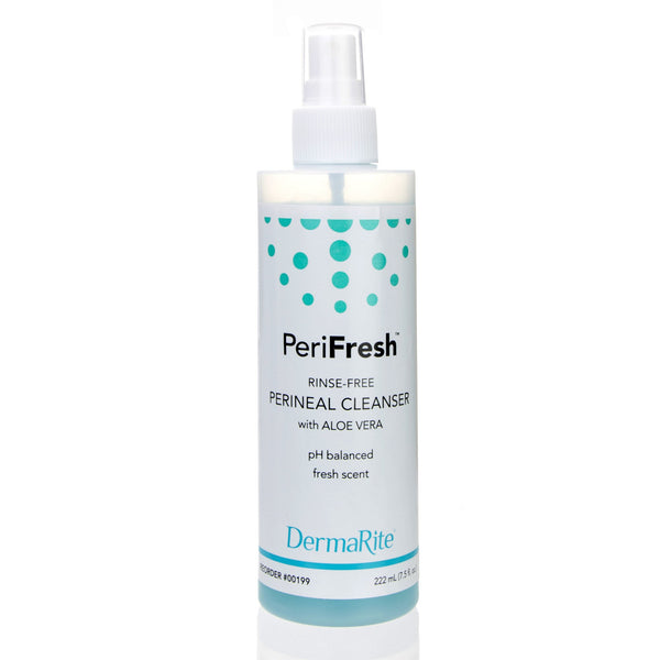 PeriFresh® Rinse-Free Perineal Wash Liquid 7.5 oz. Pump Bottle Scented (576316_EA) 1/EA