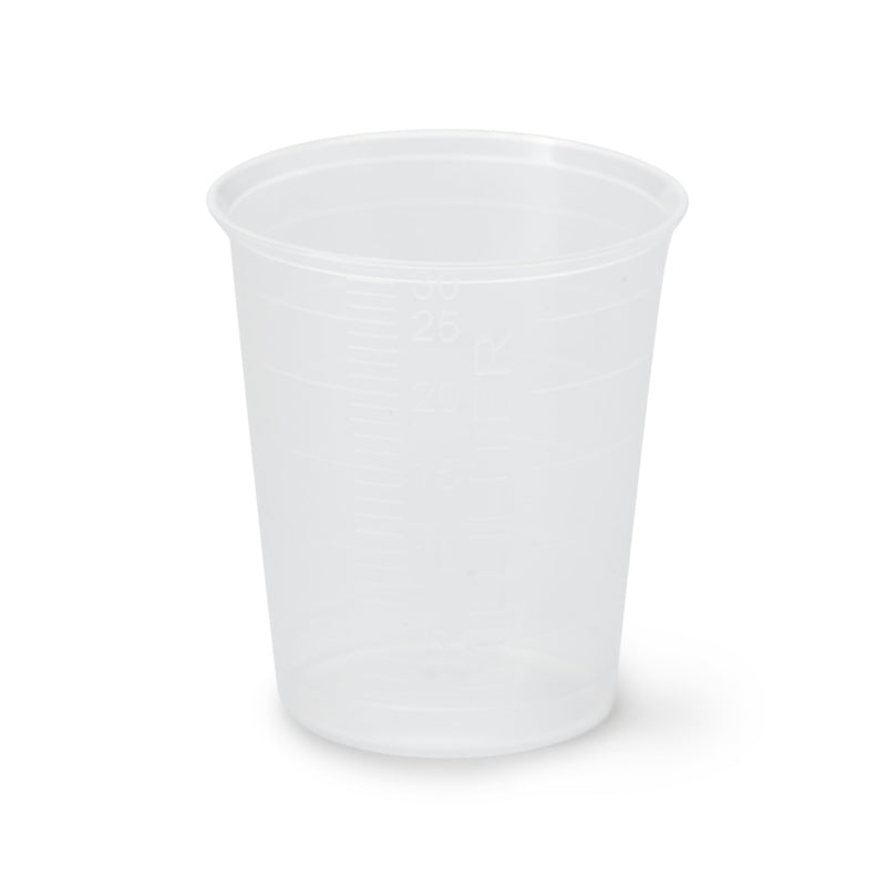 Narrow Medicine Cup 1 oz. Clear Plastic Disposable NonSterile (670041_PK) 400/PK