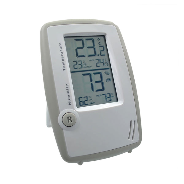 PANTek Technologies LLC Digital Thermometer / Hygrometer Fahrenheit / Celsius 14° to 158° F (-10° to 70° C) Internal Sensor Flip-out Stand / Hanging Battery Operated (982838_EA) 1/EA