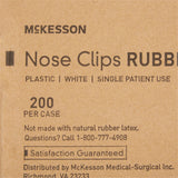McKesson Nose Clip Rubber, Disposable, White Plastic For Spirometry (1091611_CS) 200/CS