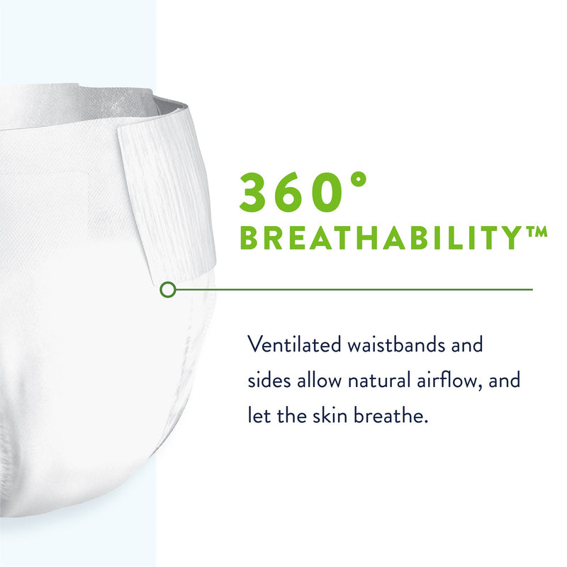 Prevail® Per-Fit 360°™ Unisex Adult Incontinence Brief Size 3 Disposable Heavy Absorbency (1227004_CS) 60/CS