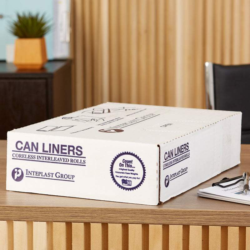 McKesson Trash Bag 45 gal. Gray LLDPE 1.1 mil 38 X 58 Inch Star Seal Bottom Coreless Roll (1137651_CS) 100/CS