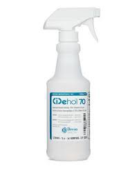 CiDehol® 70 Surface Disinfectant Cleaner Alcohol Based Trigger Spray Liquid 16 oz. Bottle Alcohol Scent NonSterile (1136493_CS) 12/CS
