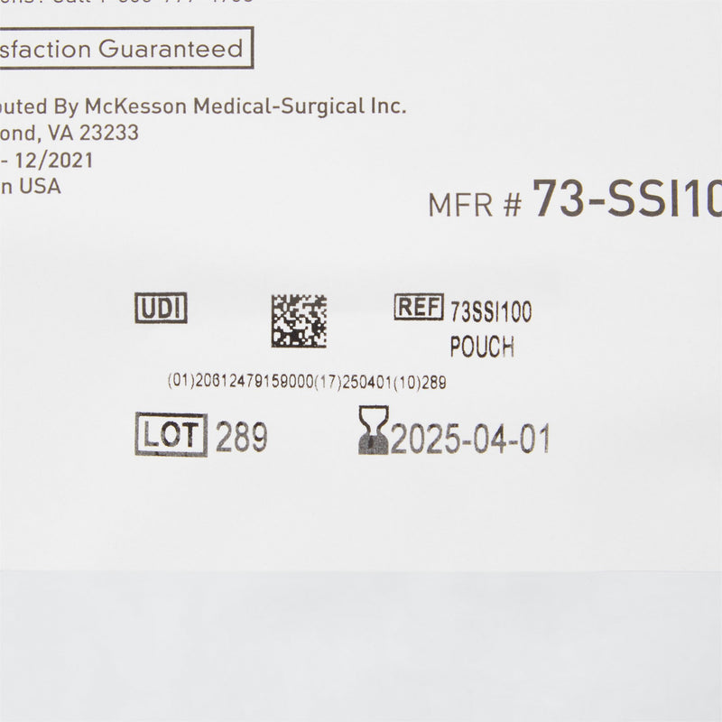 McKesson Sterilization Chemical Integrator Strip Steam 4 Inch Length (524536_PK) 1/PK