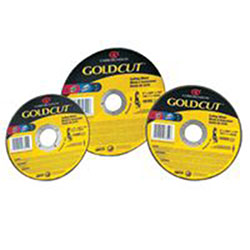 Carborundum Carbo™ GoldCut™ Reinforced Aluminum Oxide Abrasive, 6 in Dia, 0.045 in Thick, 7/8 in Arbor, 46 Grit (481-05539563954) Each