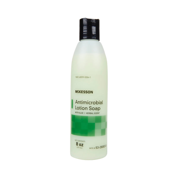 McKesson Antimicrobial Soap Lotion 8 oz. Bottle Herbal Scent (937906_EA) 1/EA