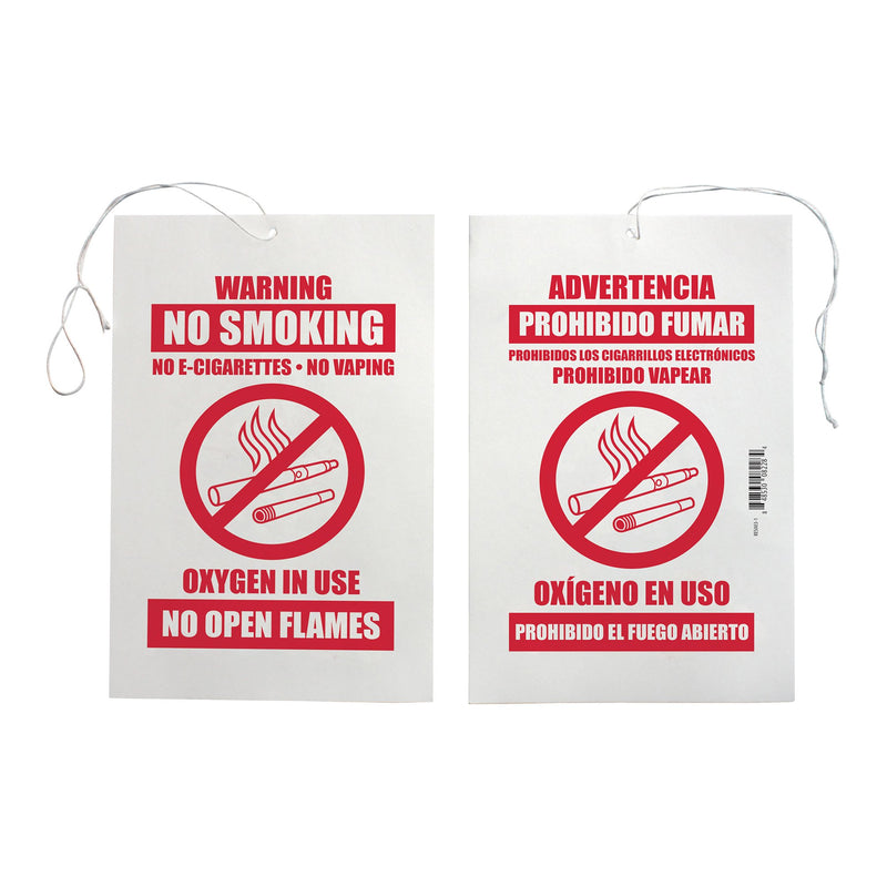 Sunset Door / Wall Sign Caution Warning No Smoking Oxygen in Use (853468_EA) 1/EA