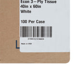 McKesson General Purpose Drape Physical Exam Drape 40 W X 60 L Inch NonSterile (216347_CS) 100/CS