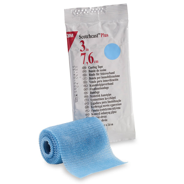 3M™ Scotchcast™ Plus Cast Tape 3 Inch X 12 Foot Fiberglass / Resin Light Blue (199232_EA) 1/EA