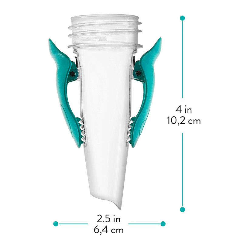 Evenflo Advanced Breast Milk Storage Bag Adapter For Breast Pumps and Most Other Standard Neck Breast Pump Brands (1041156_CS) 12/CS