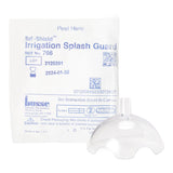 Saf-Shield* Irrigation Splash Guard 2 Exit Portals, Clear, Plastic, Angled Inlet, Sterile (455907_CS) 50/CS