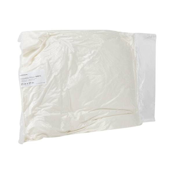 McKesson Bed Pillow 21 X 27 Inch White Reusable (939587_EA) 1/EA