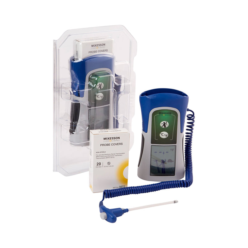 McKesson LUMEON™ Electronic Probe Thermometer Oral / Axillary Probe Handheld (855095_EA) 1/EA