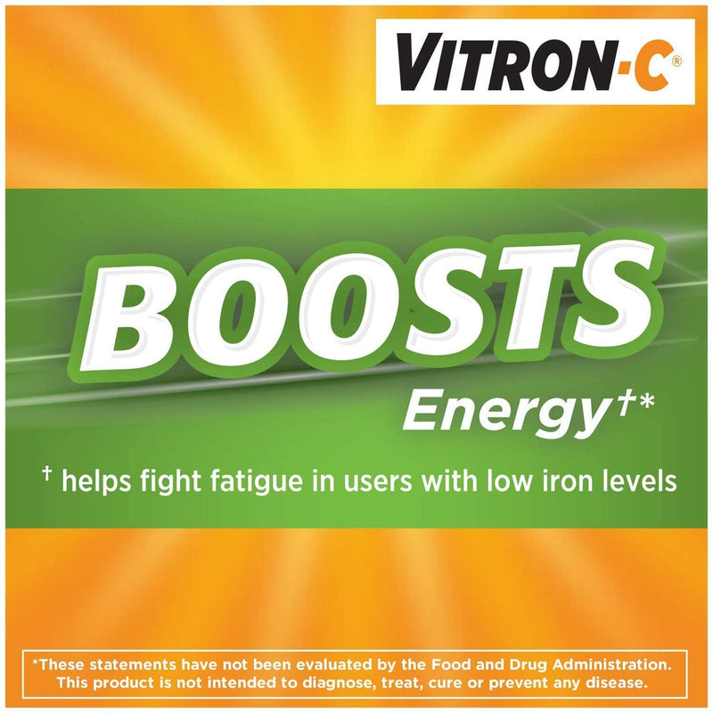 Vitron-C® Multivitamin Supplement Ascorbic Acid / Iron 125 mg - 65 mg Strength Tablet 60 per Bottle (699765_BT) 1/BT