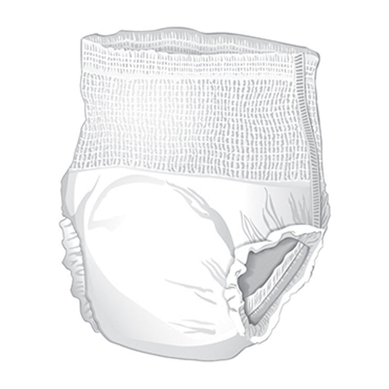 McKesson Classic Unisex Adult Absorbent Underwear Pull On with Tear Away Seams Medium Disposable Light Absorbency (884177_CS) 4/CS