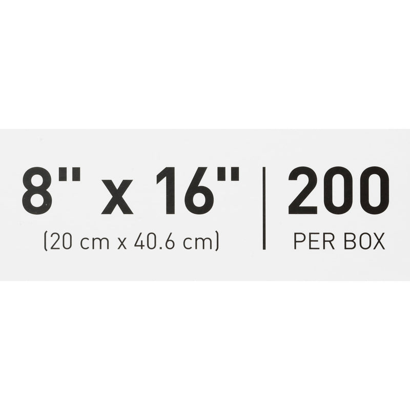 McKesson Argent™ Sure-Check® Sterilization Pouch Ethylene Oxide (EO) Gas / Steam 8 X 16 Inch Transparent / Blue Self Seal Paper / Film (527135_CS) 5/CS