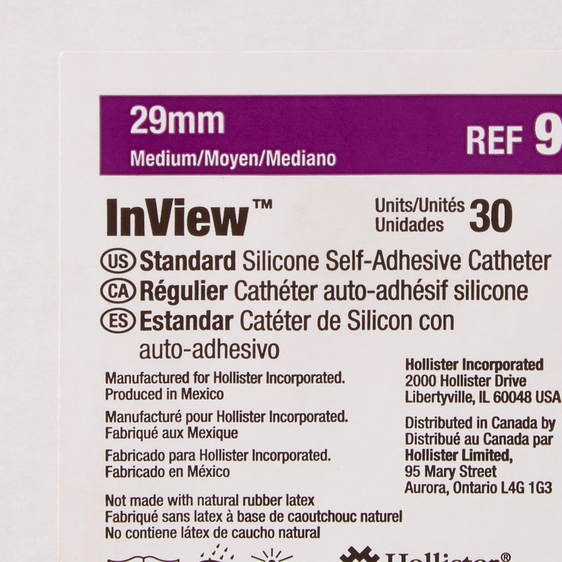 InView™ Male External Catheter Self-Adhesive Silicone Medium (446745_BX) 30/BX
