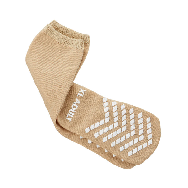 McKesson Slipper Socks Unisex Adult X-Large Single Tread Single Patient Use Tan (1038460_PR) 1/PR