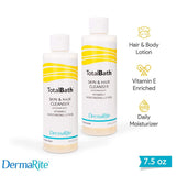 DermaRite® TotalBath® Body Wash Lotion 7.5 oz. Bottle Mild Scent (442541_CS) 48/CS