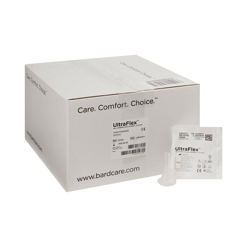 UltraFlex® Male External Catheter Self-Adhesive Seal Silicone Intermediate (578103_EA) 1/EA
