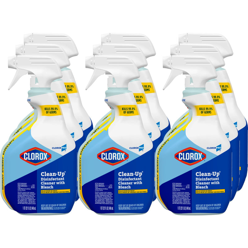 CloroxPro™ Clorox® Clean-Up® with Bleach Surface Disinfectant Cleaner Germicidal Trigger Spray Liquid 32 oz. Bottle Chlorine Scent NonSterile (761441_BT) 1/BT