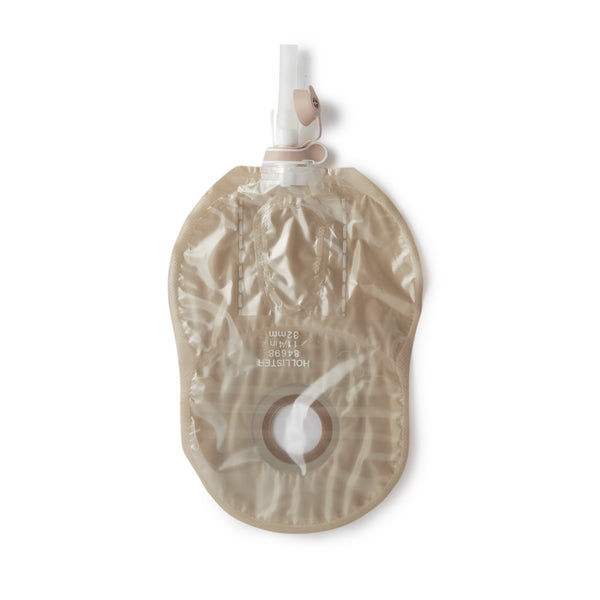 Premier™ Urostomy Pouch One-Piece System 9 Inch Length Flat, Pre-Cut 32 mm Stoma Drainable (1125582_BX) 10/BX