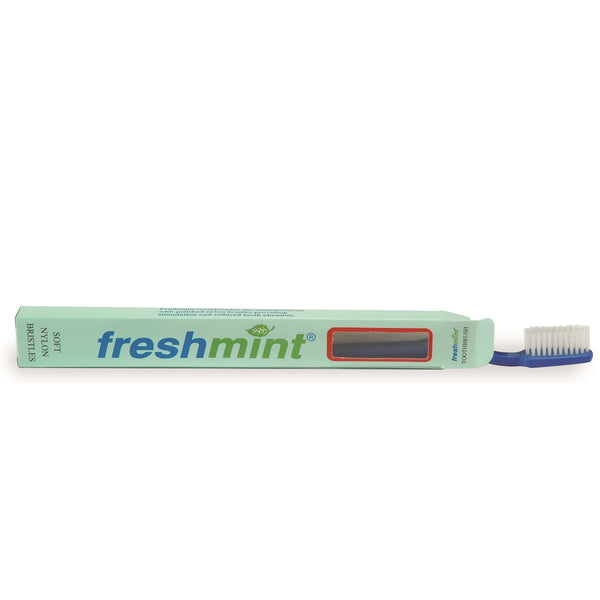 Freshmint® Toothbrush Assorted Colors Adult Nylon (874270_EA) 1/EA