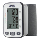 Drive™ Home Automatic Digital Blood Pressure Monitor Medium Cuff Cloth Fabric Cuff 13 - 22 cm Wrist (1047816_EA) 1/EA