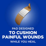 Band-Aid® Flexible Fabric Adhesive Strip (25) 1 X 3 Inch / (35) 3/4 X 3 Inch / (40) 5/8 X 2-1/4 Inch Fabric Rectangle Tan Sterile (1228804_BX) 100/BX