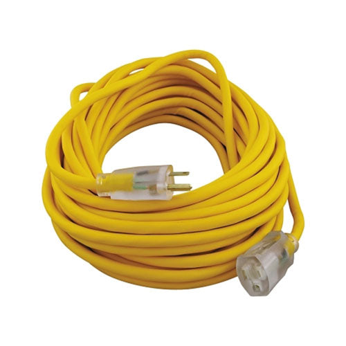 CCI Polar/Solar® Extension Cord, 50 ft, 1 Outlet, Yellow (172-2887AC) Each