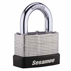 CCL Sesamee® Keyless Padlocks, 5/16 in dia, 1 in L x 1 in W, Brass (197-436) Each