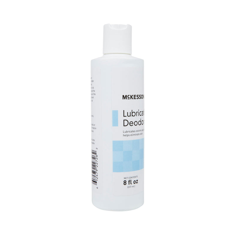 McKesson Lubricating Ostomy Appliance Deodorant Lubricating, 8 oz., Squeeze Bottle, Unscented (1081293_CS) 6/CS