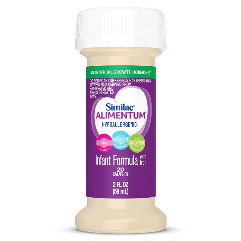 Similac® Alimentum® Infant Formula Unflavored 2 oz. Bottle Liquid Food Allergies (895004_PK) 12/PK