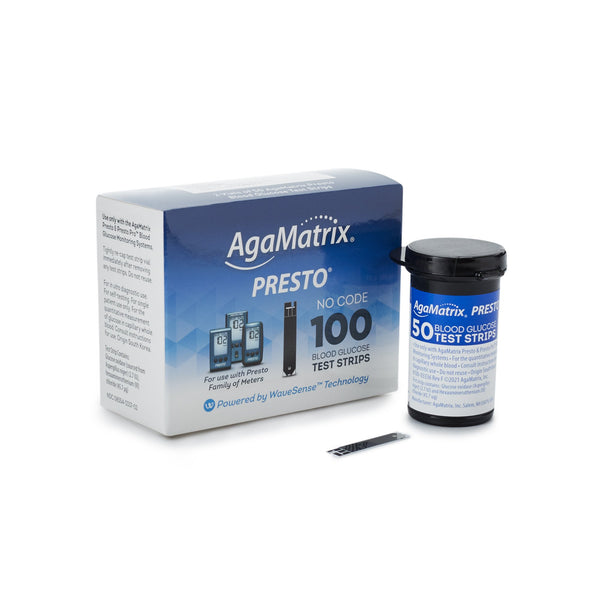 Wavesense® Presto® Blood Glucose Test Strips 100 Strips per Pack (693967_BX) 1/BX