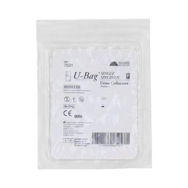 U-Bag® Pediatric Pediatric Urine Collection Bag 200 mL (7 oz.) Sterile (234959_EA) 1/EA
