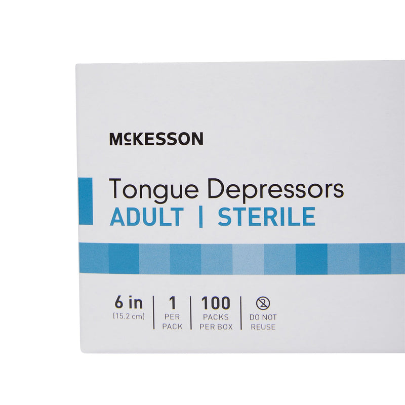 McKesson Tongue Depressor 6 Inch Length Wood Senior (508714_BX) 1/BX