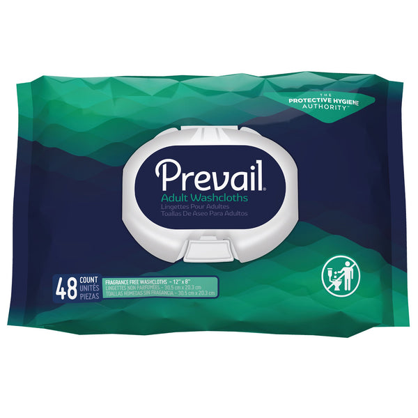 Prevail® Personal Cleansing Wipe Soft Pack Unscented 48 Count (888860_PK) 48/PK