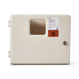McKesson Prevent® Sharps Container Cabinet / Wall Enclosure High Impact Polystyrene Wall Mount Locking (855128_EA) 1/EA
