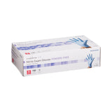 McKesson Confiderm® 3.8 Exam Glove Small NonSterile Nitrile Standard Cuff Length Textured Fingertips Blue Not Rated (921610_BX) 100/BX
