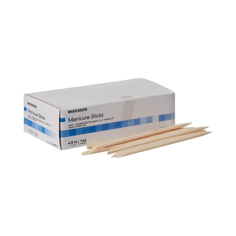 McKesson Manicure Stick 4.5 Inch 100% White Birch (472582_CS) 7200/CS
