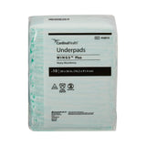 Wings™ Plus Disposable Underpad 30 X 36 Inch Fluff / Polymer Heavy Absorbency (188192_CS) 5/CS