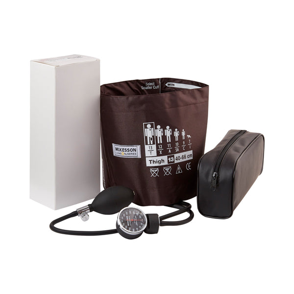 McKesson LUMEON™ Aneroid Sphygmomanometer Unit Thigh Cuff Nylon Cuff 40 - 66 cm Pocket Aneroid (804069_BX) 1/BX