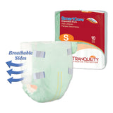 Tranquility SmartCore™ Unisex Adult Incontinence Brief Small Disposable Heavy Absorbency (801660_CS) 100/CS