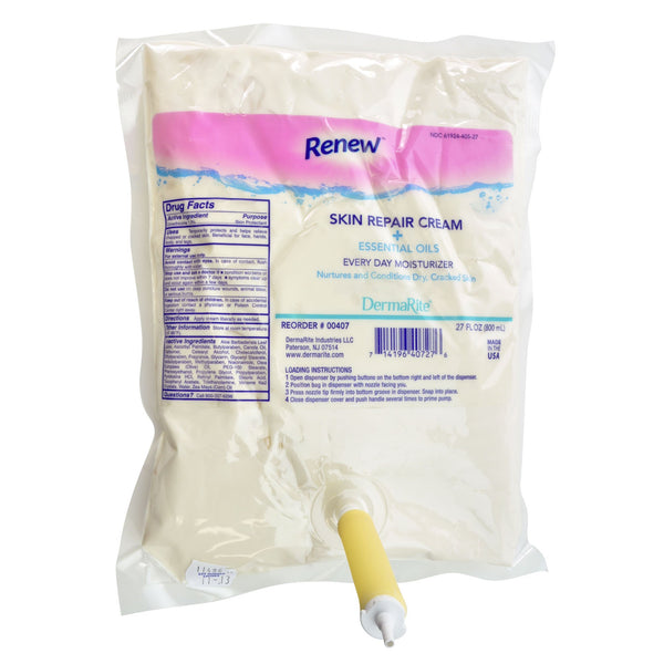 Renew™ Skin Repair Skin Protectant 800 mL Dispenser Refill Bag Scented Cream (843950_CS) 12/CS